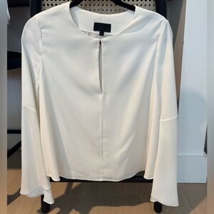 Intermix white silk blouse